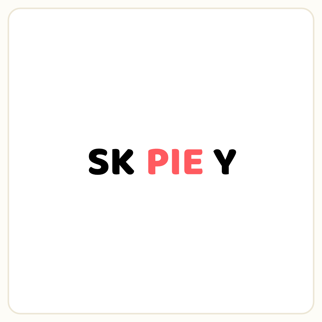 Rebus puzzle: the word &quot;PIE&quot; placed inside the word &quot;SKY&quot; (splitting it after letter 2)