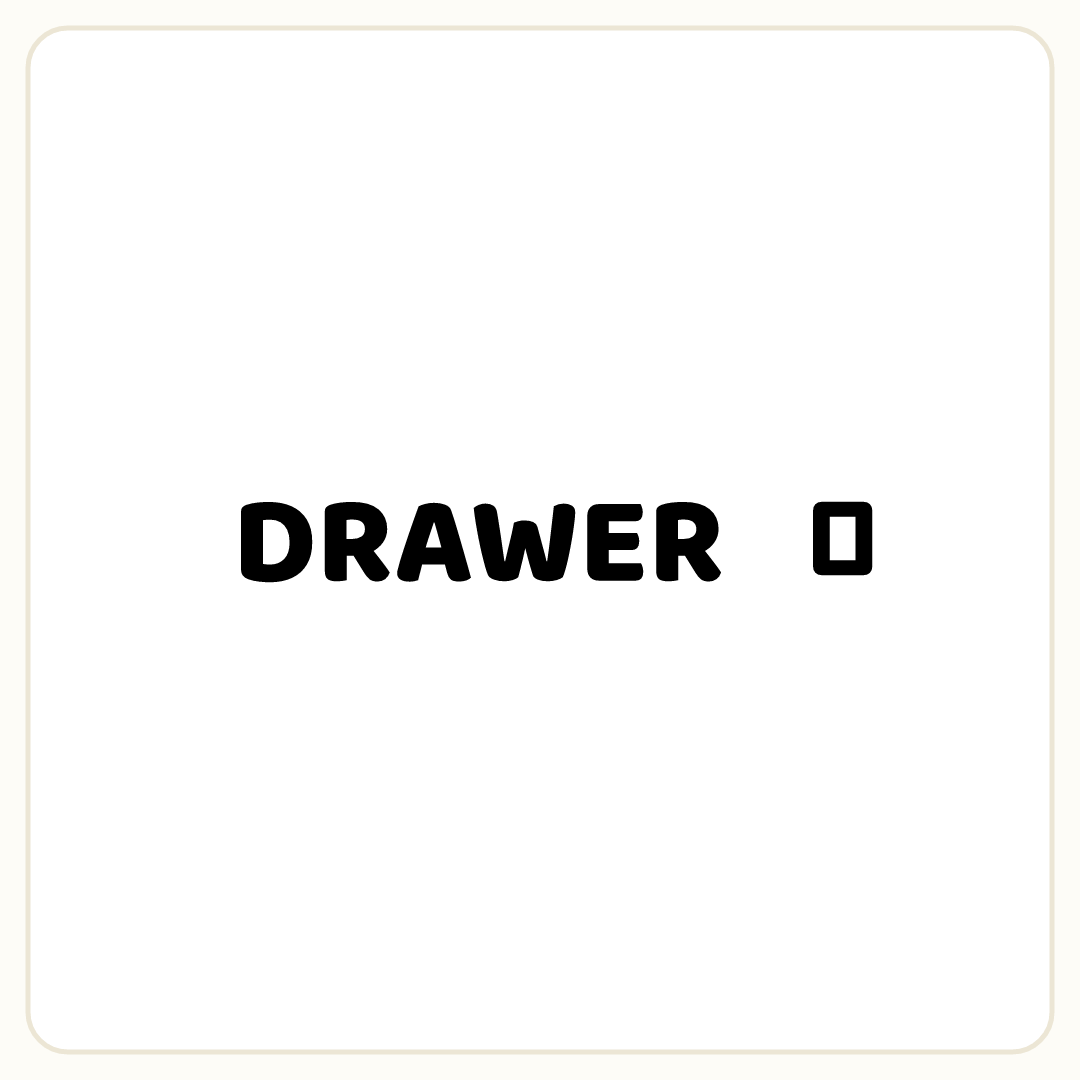 Rebus puzzle: the word &quot;DRAWER&quot;, then the symbol &quot;←&quot;