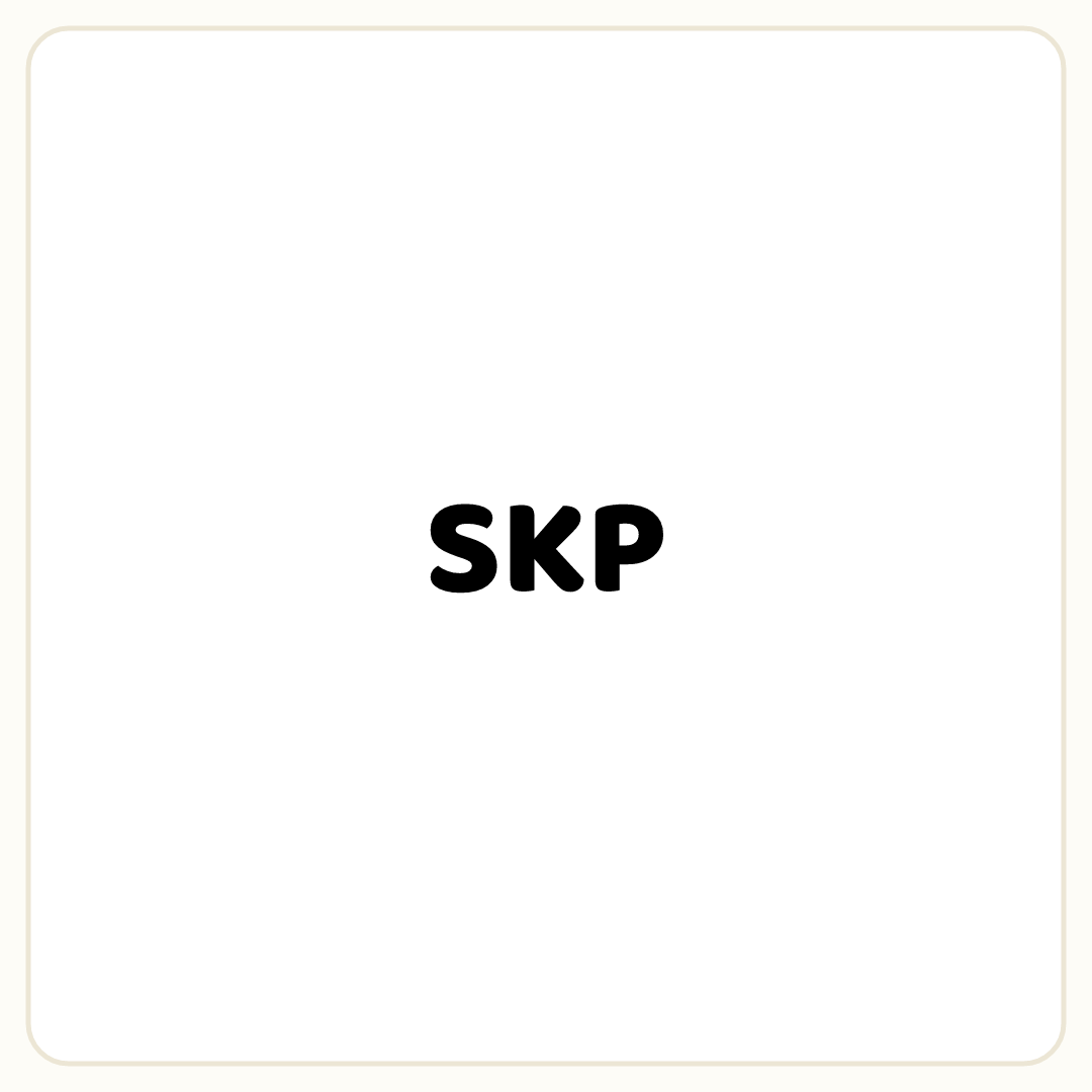 Rebus puzzle: the word &quot;SKP&quot;