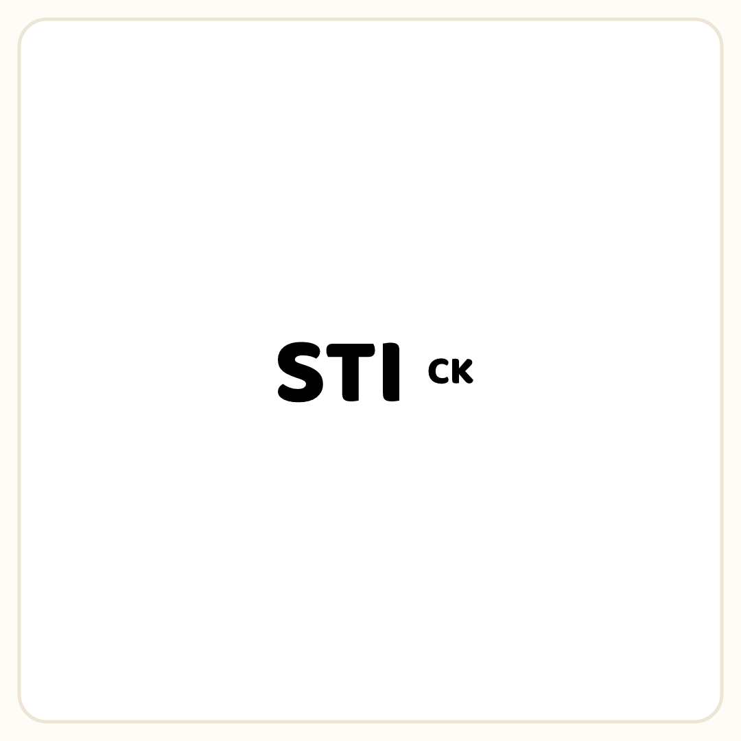 Rebus puzzle: the word &quot;STI&quot;, then the word &quot;CK&quot; printed small