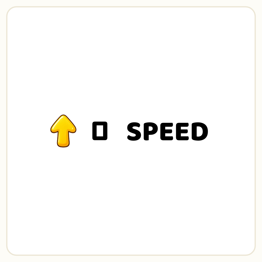 Rebus puzzle: a picture of an up, then the word &quot;→&quot;, then the word &quot;SPEED&quot;
